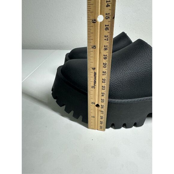 Free People X Jeffrey Campbell Bae Platform Mules Black NIB Size 8  Chunky Clogs - Picture 5 of 12